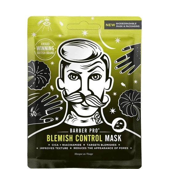 BARBER PRO Blemish Control Face Sheet Mask