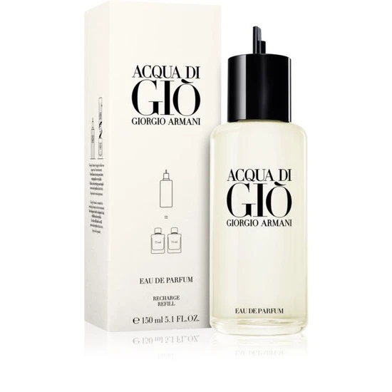 Giorgio Armani Green Acqua Di Gio Eau De Parfum 150Ml Refill - Image 5