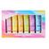 Bubble T Rainbow Lip Balm Collection Set 6 Fruity Flavours