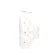 Molly And Rose Ivory Pearlescent Clamp With Clear Stones 9692