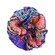 Molly And Rose Double Layered Indian Block Print Ribbed Extra Large Scrunchie