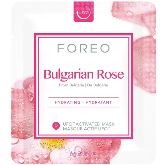 FOREO UFO Bulgarian Rose Moisture-Boosting Face Mask