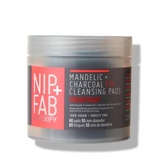 NIP+FAB Charcoal + Mandelic Acid Fix Daily Pads