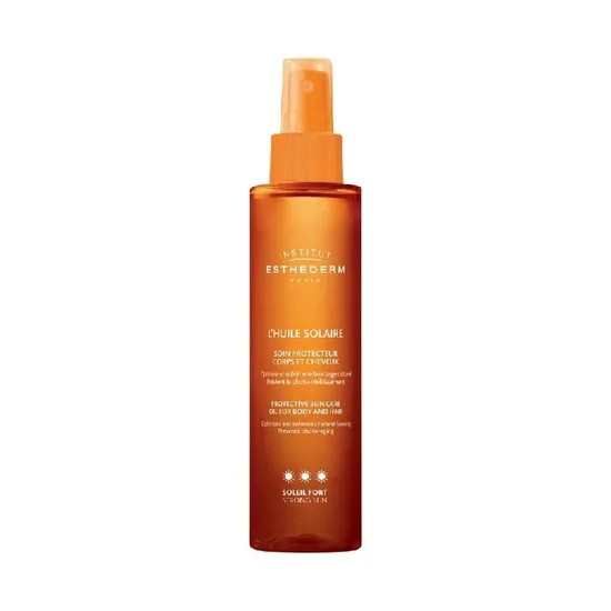 Institut Esthederm Protective Sun Care Oil For Body & Hair Strong Sun