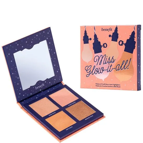 Benefit Miss Glow It All Cream To Powder Highlighter Palette