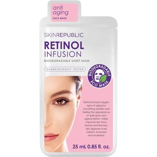 Skin Republic Retinol Infusion Face Sheet Mask
