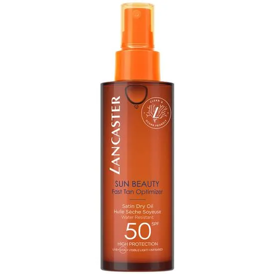 Lancaster Sun Beauty Fast Tan Optimiser Satin Dry Oil SPF 50