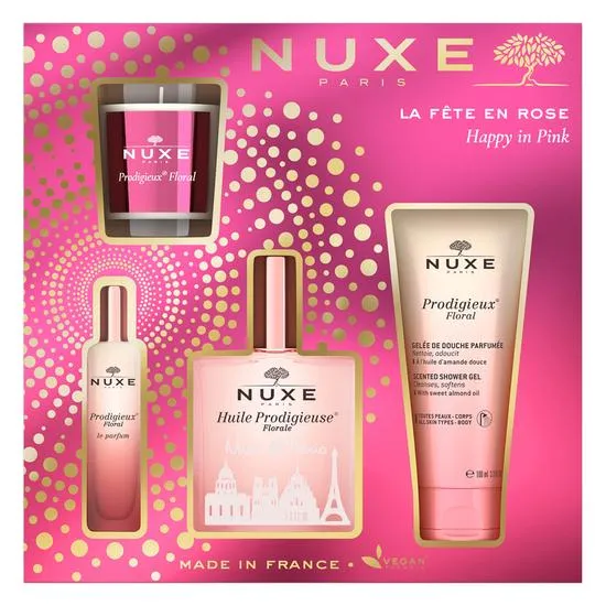Nuxe Huile Prodigieuse Florale Happy In Pink Gift Set