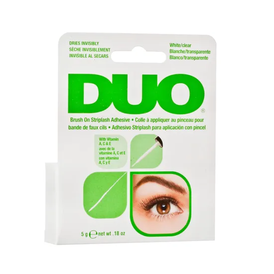 DUO Brush On Striplash Adhesive White/Clear