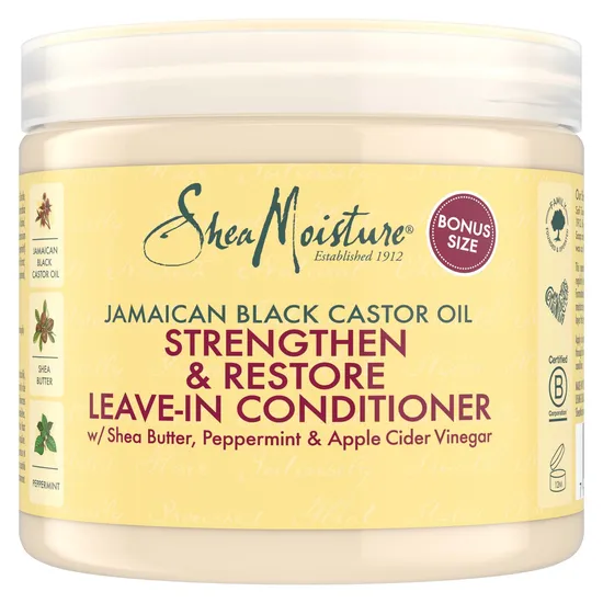 Shea Moisture Jamaican Black Castor Oil Strengthening Leave In Conditioner