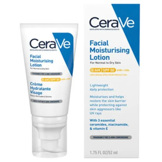 CeraVe AM Facial Moisturising Lotion SPF 50