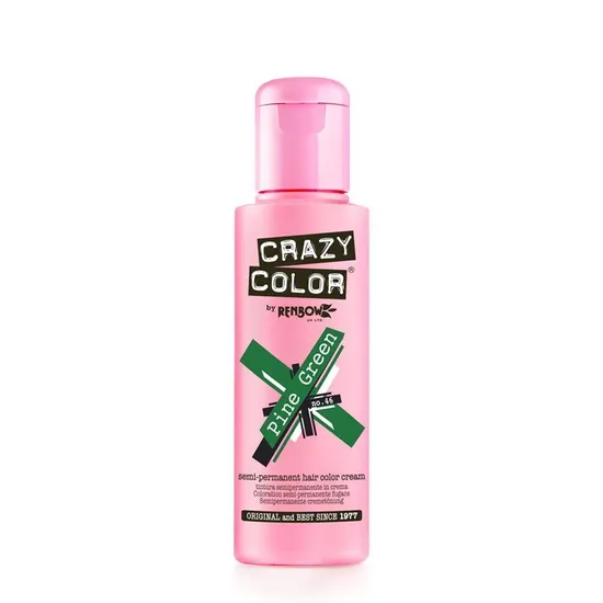 Crazy Color Semi Permanent Hair Colour Cream Pine Green
