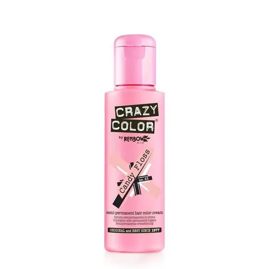 Crazy Color Semi Permanent Hair Colour Cream Candy Floss