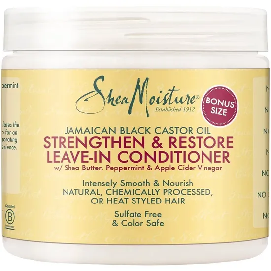 Shea Moisture Jamaican Black Castor Oil Strengthening Leave In Conditioner