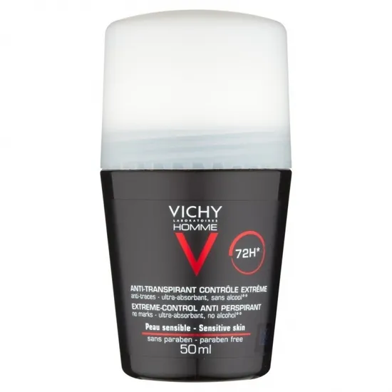 Vichy Homme Deodorant For Sensitive Skin Roll-On