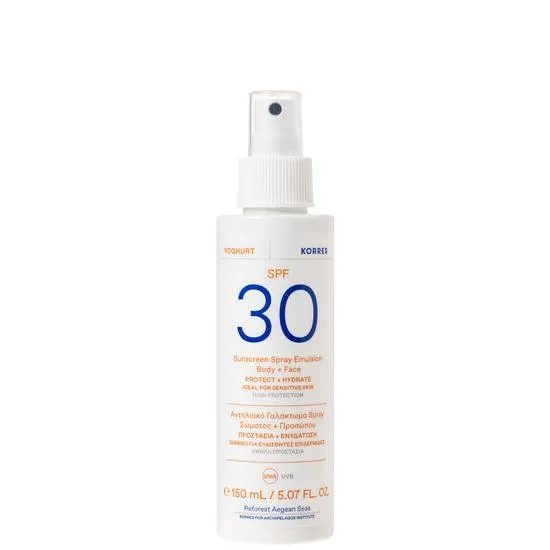 Korres Yoghurt Spray Emulsion Body + Face SPF 30