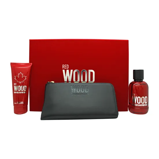 Dsquared2 Red Wood Eau De Toilette Spray Gift Set