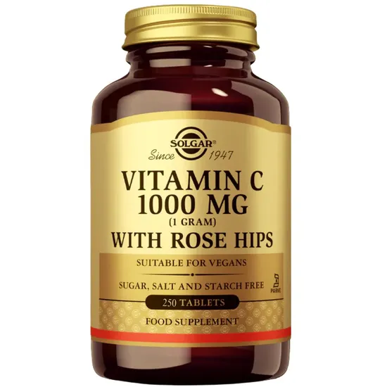 Solgar Vitamin C With Rose Hips 1000mg x250