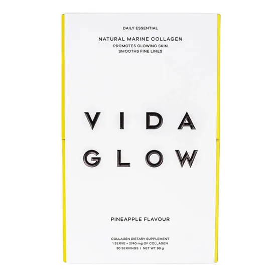 Vida Glow Natural Marine Collagen Sachets Pineapple