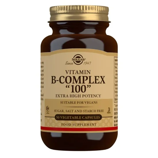 Solgar Vitamin B-Complex "100" Extra High Potency Vegetable Capsules