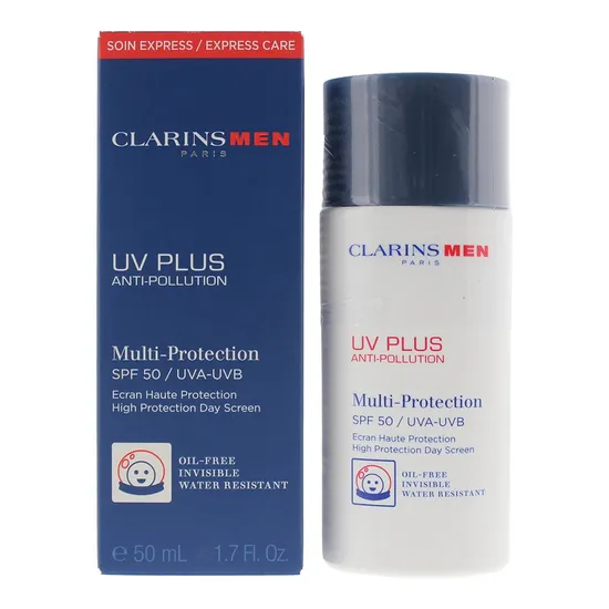 Clarins Men UV Plus Anti-Pollution Multi-Protection Day Screen SPF 50