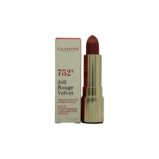 Clarins Joli Rouge Velvet Matte & Moisturising Lipstick 752V Rosewood