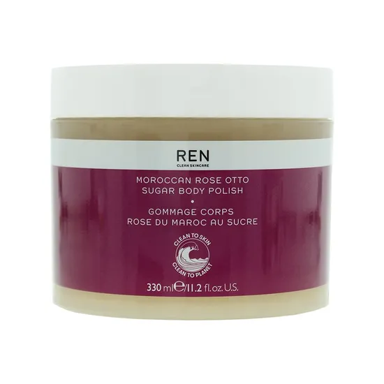REN Moroccan Rose Otto Sugar Body Polish