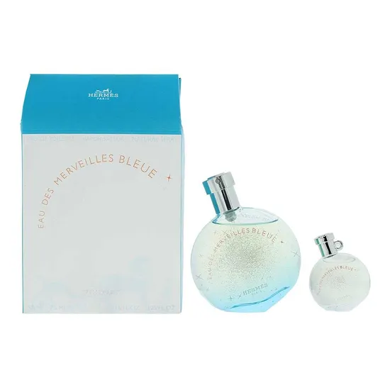 Hermès Eau Des Merveilles Bleue Eau De Toilette Spray Gift Set