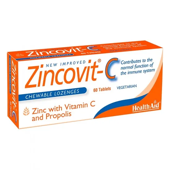 Health Aid Zincovit-C Chewable Lozenges