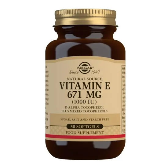 Solgar Vitamin E 671mg 1000iu Mixed Softgels