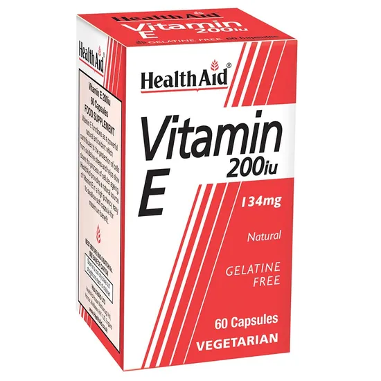 Health Aid Vitamin E 200iu Natural Vegicaps