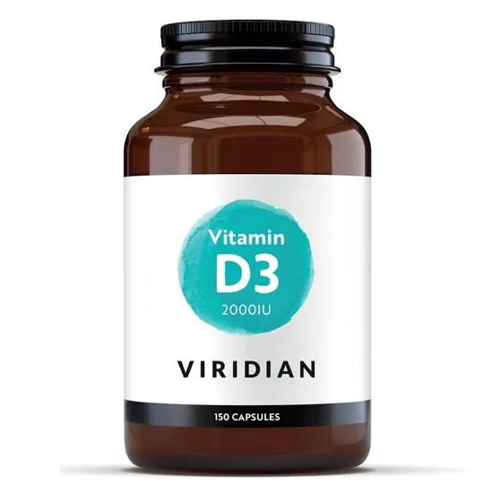Viridian Vitamin D3 (vegan) 2000iu Capsules