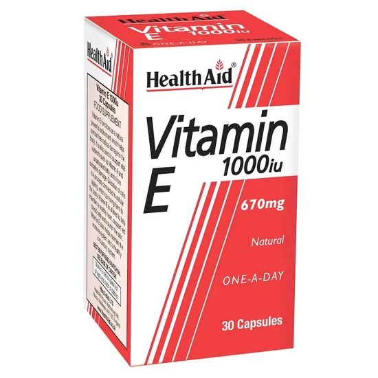 Health Aid Vitamin E 1000iu Natural Capsules