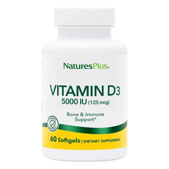Nature's Plus Vitamin D3 5000iu Softgels
