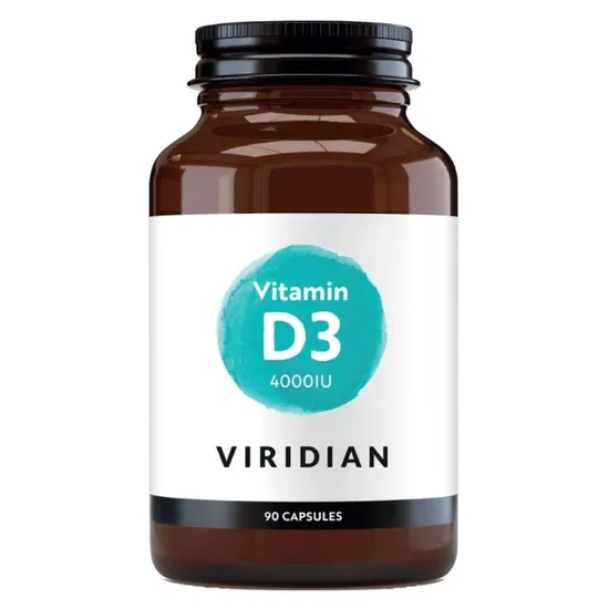 Viridian Vitamin D3 4000Iu Veg Caps 90 Capsules