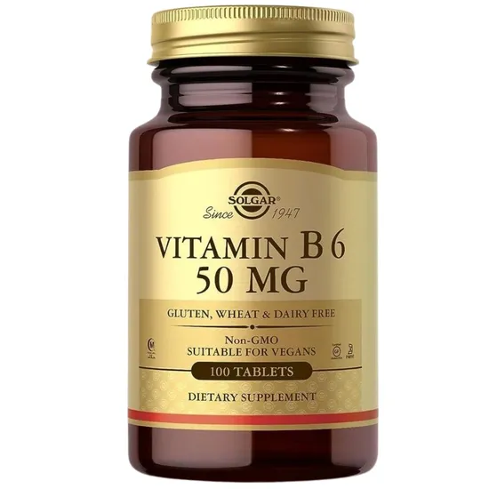 Solgar Vitamin B6 50mg Tablets