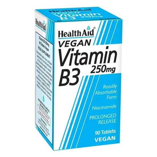Health Aid Vitamin B3 250mg Prolonged Release Tablets