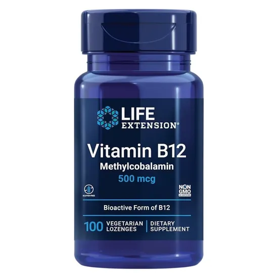 Life Extension Vitamin B12 500mcg Lozenges