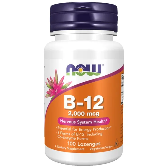 NOW Foods Vitamin B-12 2000mcg Lozenges