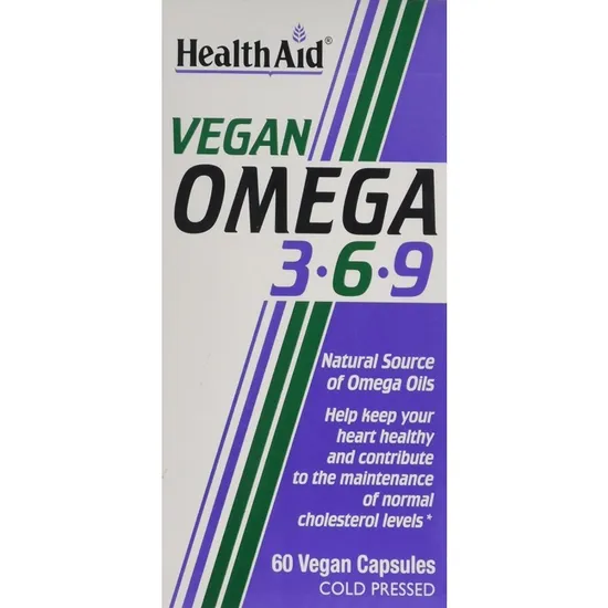 Health Aid Vegan Omega 3-6-9 Capsules
