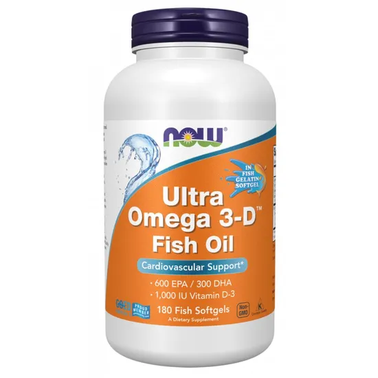 NOW Foods Ultra Omega 3-D With Vitamin D-3 Softgels