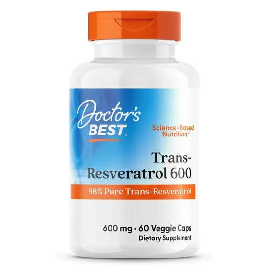 Doctor's Best Trans-Resveratrol 600 600mg Vegicaps