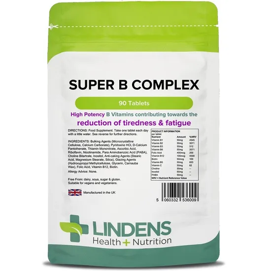 Lindens Super Vitamin B Complex Tablets