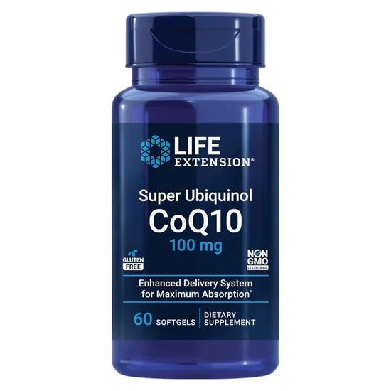 Life Extension Super Ubiquinol CoQ10 With Enhanced Mitochondrial Support 100mg Softgels
