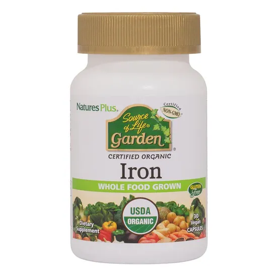 Nature's Plus Source Of Life Garden Iron 18mg Vegicaps