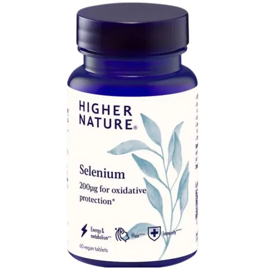 Higher Nature Selenium 200ug Vegan Tablets
