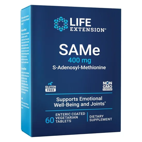 Life Extension SAMe S-Adenosyl-Methionine 400mg Tablets