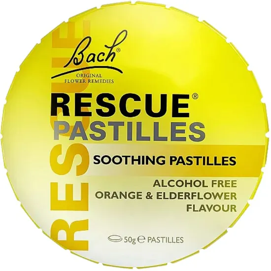 Bach Rescue Pastilles Orange & Elderflower
