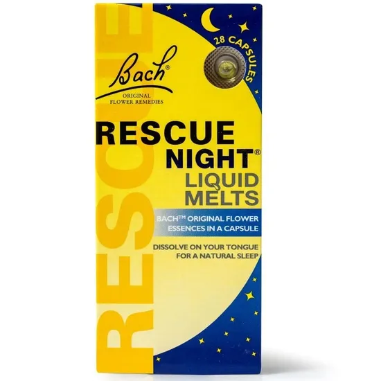 Bach Rescue Night Liquid Melts Capsules