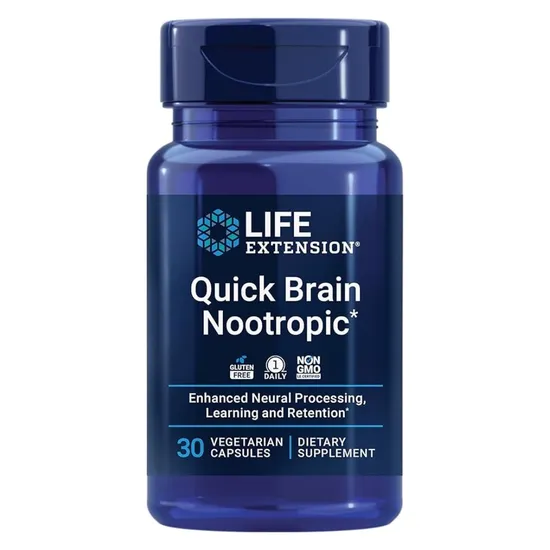 Life Extension Quick Brain Nootropic Capsules